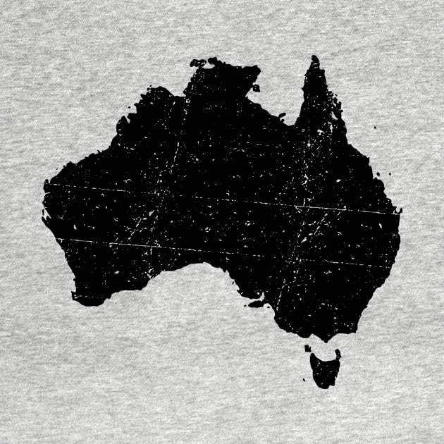 Australia continent by HBfunshirts